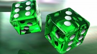 3D Green Ludo Ball